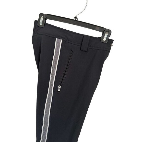 FERA The Perfect Fit Snow Ski Pants Black White Stripe Insulated Size 4 - Picture 2 of 11